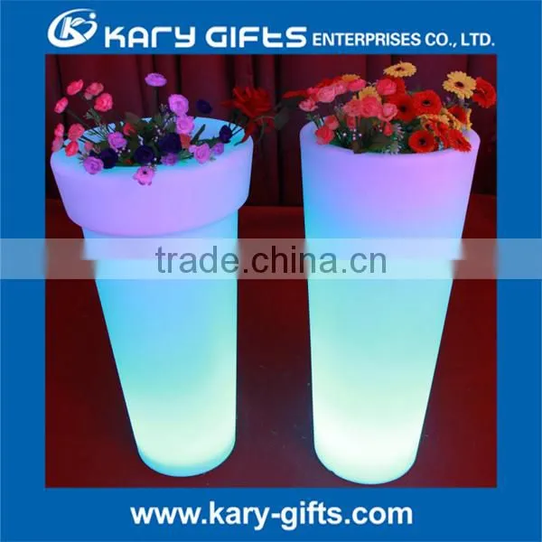 Garden Plastic Led Flower Pot Light up Plant Pots photo-3