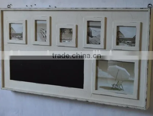 Decorative Multi Wooden Picture Photo Frame With Blackboard Decor photo-4