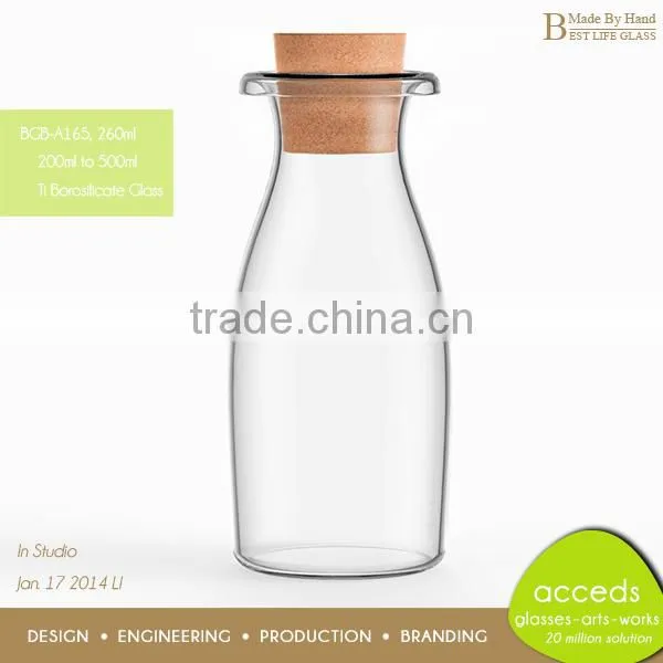 Custom Designed Cheap Glass Milk Bottles for Sale photo-2