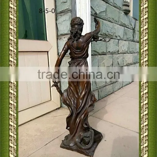 Western Europe Style Bronze Firgure Statue For Garden Statue Sculpture Decoration photo-2