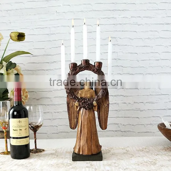 Romantic Wedding Decoration Angel Candlestick Holder photo-5