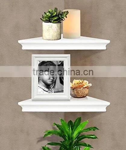 2016 New Arrival Living Room Corner Shelf Home Furniture MDF Wood Wall Floating Wall Shelf photo-3