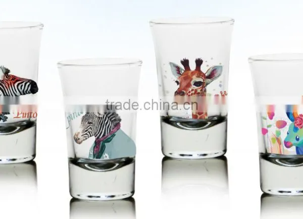 1.5oz 2oz 2.5oz 3oz Animal Woman Gril Color Printing Sheezer Shot Glass Cup photo-2