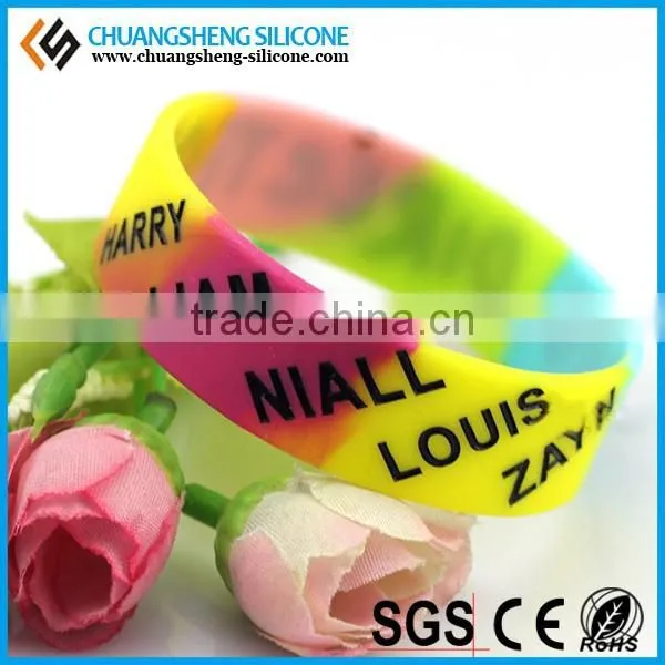 Top Grade Stylish 2015 Hot Gravure Silicone Bracelet photo-3