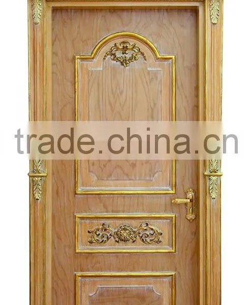 Luxury Handcarved Internal Single Door Made of Oak BF11-0512c photo-3