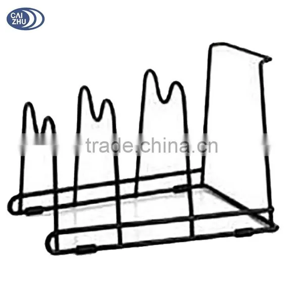 Kitchen Metal Pan Pot Lid Holder Rack Caizhu photo-4