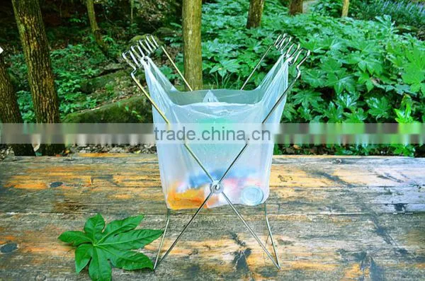Outdoor Easily Use New Trash Bag Holder photo-3