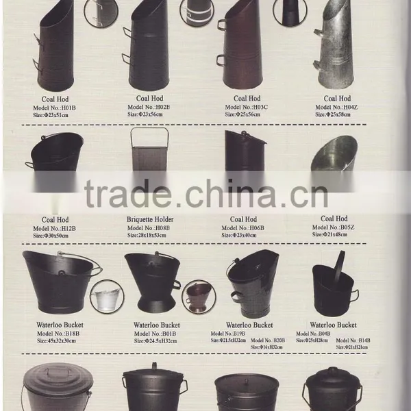 Fireplace Waterloo Black Metal Coal Bucket photo-6