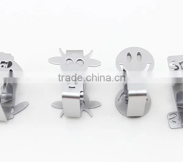 Hot Selling High Quality Stainless Steel Fancy Design Tablecloth Clips