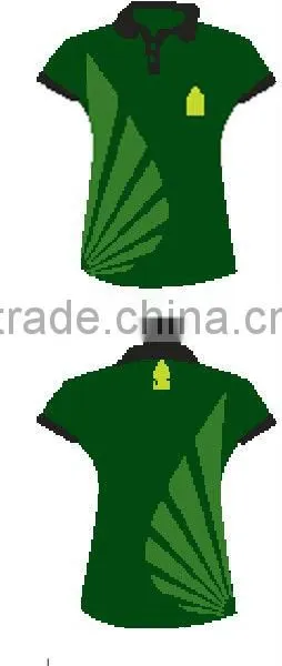 Custom Printed Logo Staff Cotton Pique Polo Shirts for Ladies photo-3
