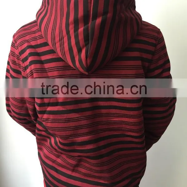 Children Coat Stripe Style Boy Zipper Jacket With Hoody photo-3