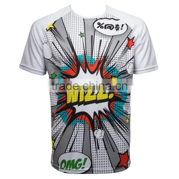 Design Your Own Custom 100 Polyester Sublimation Sport t Shirt photo-2