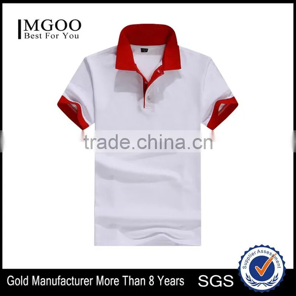 MGOO High Quality Dri Fit Polo Wholesale Custom Dye Sublimation Polo Shirts Short Sleeve Polo Shirts For Men photo-4