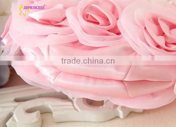 Lovely Children Rose Flower Handbag Pink Kid Designer Handbag Cheap Mini Kid Handbag photo-4
