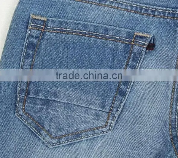 Boys Light Blue OEM/Wholesale HIGH-END100% Cotton Jeans Kids Fashion Denim Blue Jean photo-6