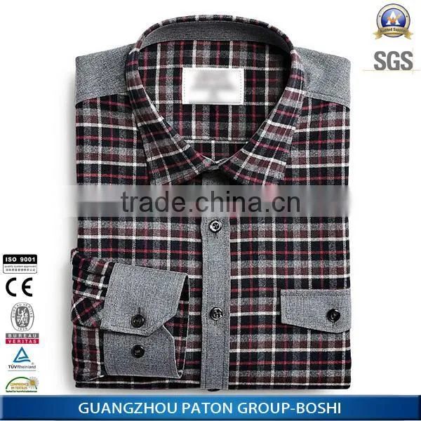 Latest Slim Fit Long Sleeve Plaid Shirts For Men Pictures Of Available Colors photo-5