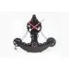 MK-TIME Black Gear Moving Gears Clock Of Pirate Ship