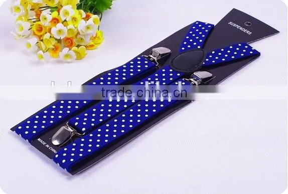 Polka Dot Braces Suspenders Elasticated Adjustable Polkadot Boys Girls 2.5cm/1" photo-3