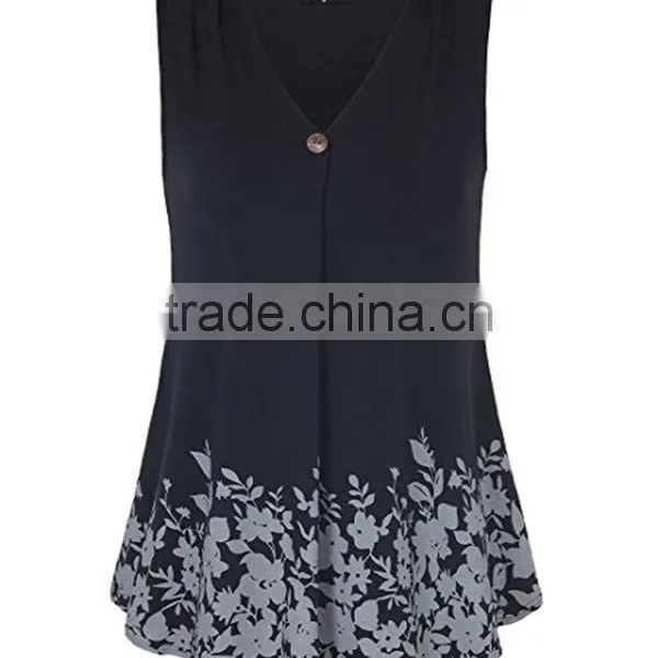 Women's Fair Trade Blank Distressed Lady Flow Blouse photo-4