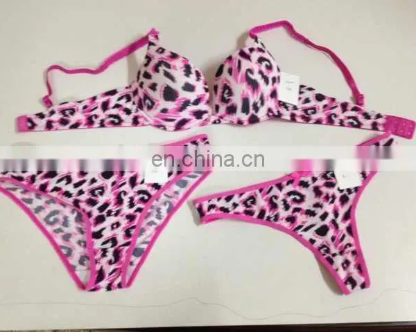 Women Underwear Fashion Pink Dot Sexy Bra & Panty Set