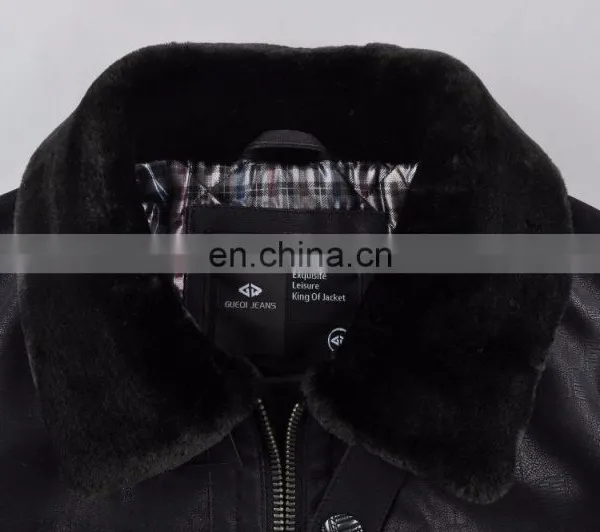 2016 New Model Designer Pakistan Leather Jacket Men photo-4