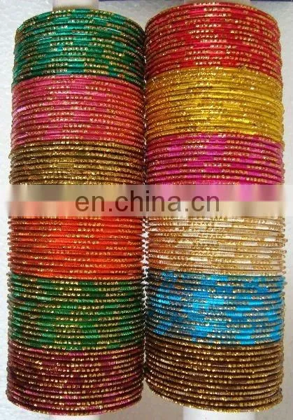 Indian Ethnic Metal Bangle - Wholesale Daily Wear Metal Bangle - Party Wear Metal Bangle - Bollywood Style Metal Bangle photo-4
