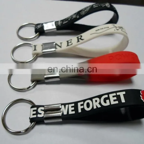 Cheap Custom Silicone Bracelet Keychains Manufacturer photo-4