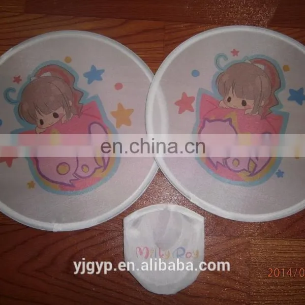 High Quality Hand Shape Cheap Customized Foldable Nylon Frisbee Fan photo-6