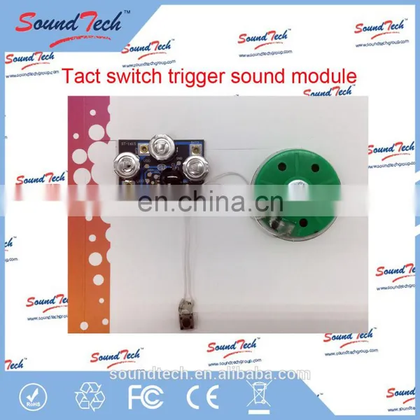 Tact Switch Trigger Pre-recordable Sound Module photo-3