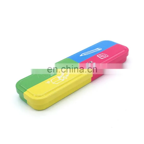 Tin Pencil Case With Hinge for Children/plastic Pencil Case photo-2