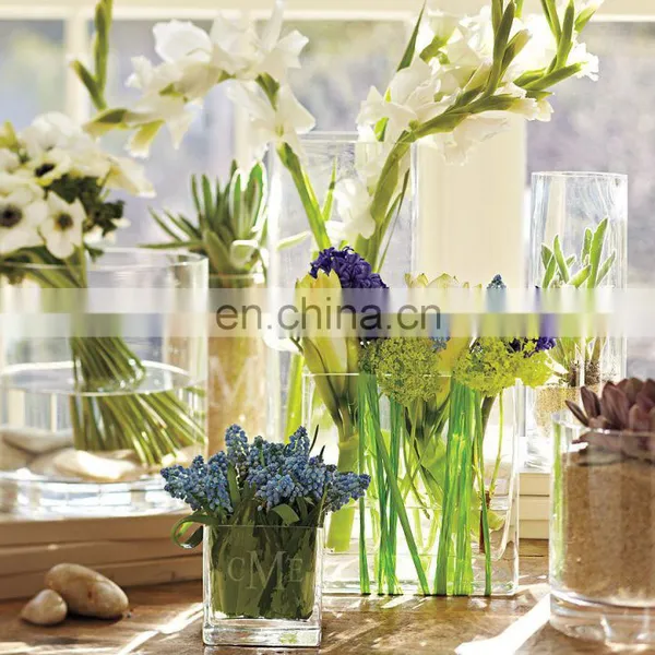 Home Goods Decorative Acrylic Flower Glass Vase,waterproof Flower Vase photo-3