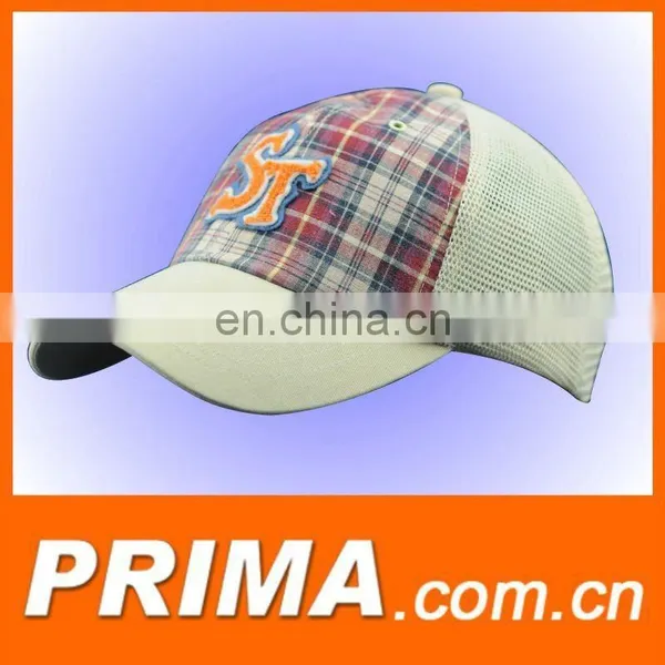 2017 Checked Pattern Distressed Baseball Caps and Hats Unisex