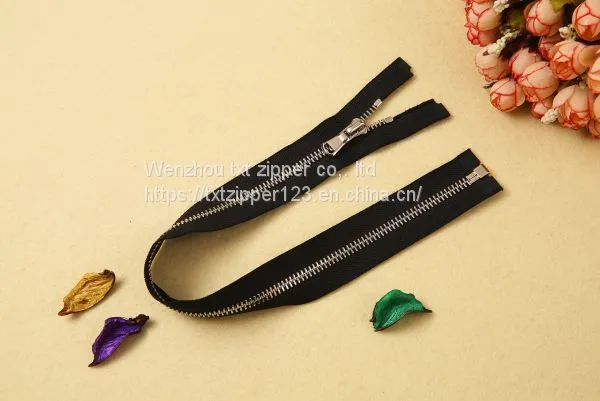 #3 #4 #5 #8 #10 Metal Brass Zipper With Y Teeth Open End photo-2