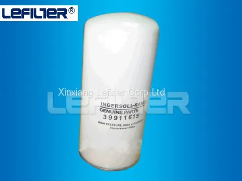 Replacement Ingersoll Rand compressor oil filter element 39911615