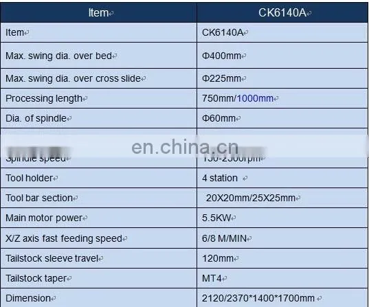 Good Quality Low Price CK6140A CNC Mini Lathe Machine photo-6