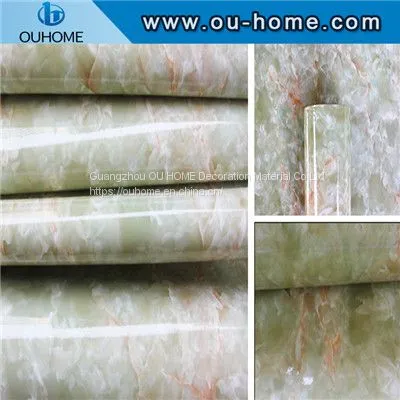 Waterproof Home Decor Marble Stone Brick Wall Sticker photo-3
