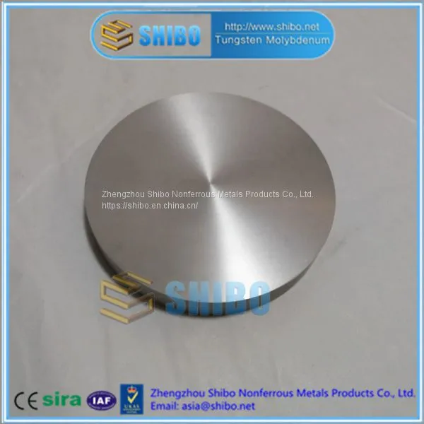 Professional Manufacturer High Purity Polished Tungsten Disc With Best Quality photo-2