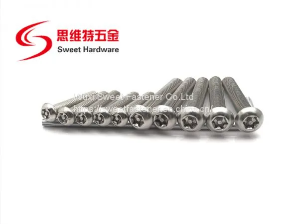 Stainless Steel 304 Torx Screw Button Head Anti Theft Security Screw M2-M12 photo-3