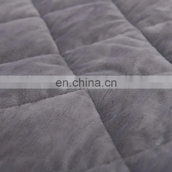 2019 Amazon Custom Cheap 15 lb Minky Weighted Blanket photo-4