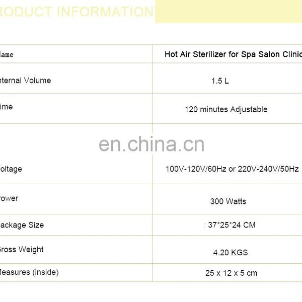 Dry Heat Tools Sterilization Machine for Salons/hot Air Sterilizer/dry Heat Sterilizer CE Approved 0-200 Degrees photo-7