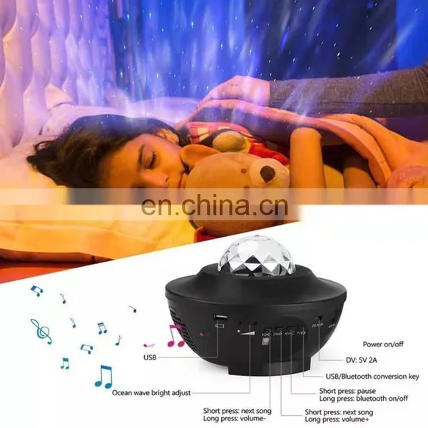Customed Logo Galaxy Laser Starry Night Light Led Projector Night Lights Star Remote Control for Christmas Decoration photo-6