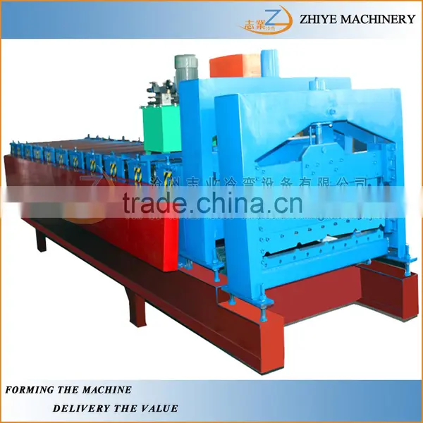 Steel Sheet Roof Panel Double Decker Roll Forming Machine/corrugated Roof Tile and Wall Sheets Double Layer Making Line photo-4