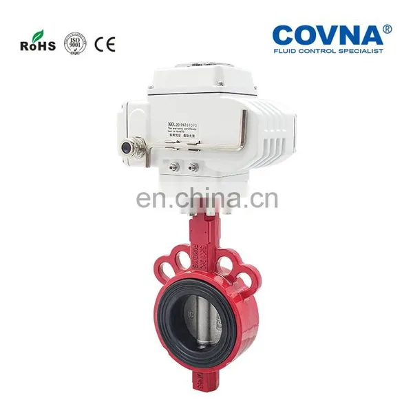 Aluminum Alloy COVNA DN50 1 Inch Motorized Electric KITZ Butterfly Valve Control Valve Mini Butterfly Valve photo-3