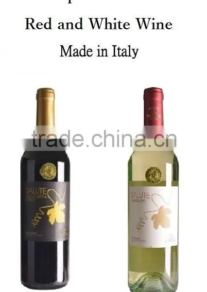 Oupusen 750 ml Salute IGP Terre Siciliane Italy White Red Wine