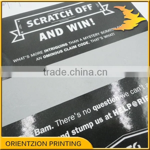Custom Scratch Off Paper Lottery Ticket Printing, Lottery Card Printing. photo-4