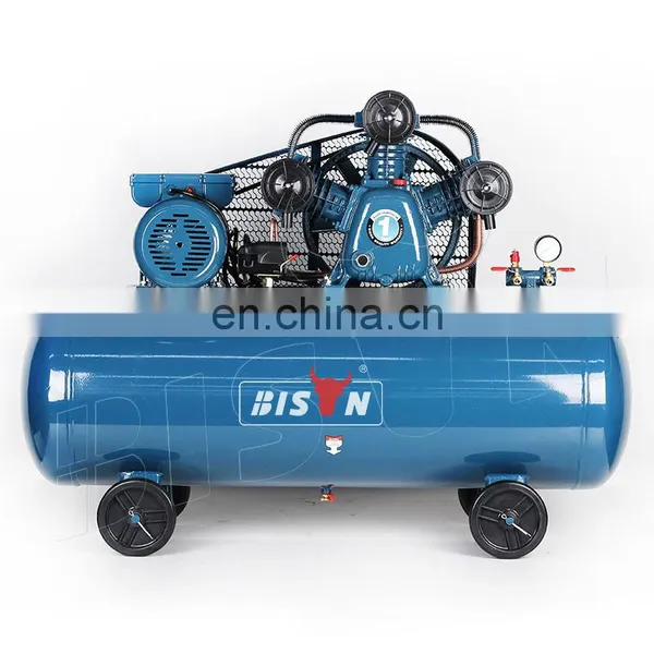 Bison China 4Hp 3Kw Belt Driven Industrial Air Compressor For Sale photo-3