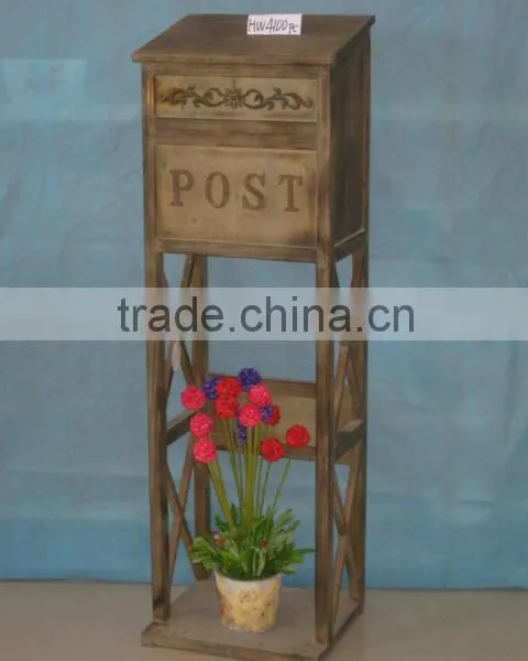 Wooden Post Box photo-4