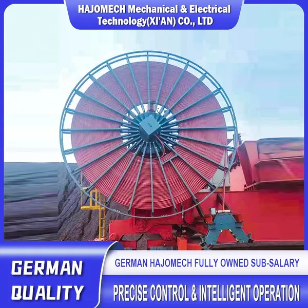 HAJOMECH Cable Reel_PLC Frequency Conversion_single Row Reel_port_power Plant_coal Yard
