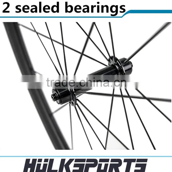 700C Full Carbon Road Bicycle Wheelset 38mm Clincher Powerway R13 Hub Carbob Bike Wheels photo-4