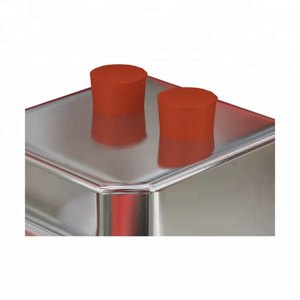 Powder Coating Masking Paint Plug Tapered High Temp Red Silicone Rubber Stopper photo-3